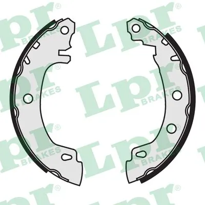 Brake Shoe Set 07170