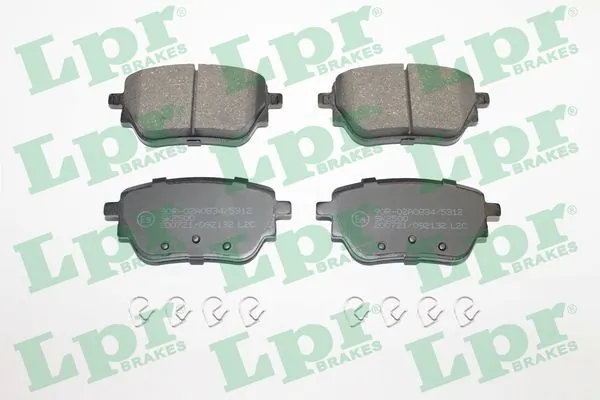 Brake Pad Set, disc brake 05P2132