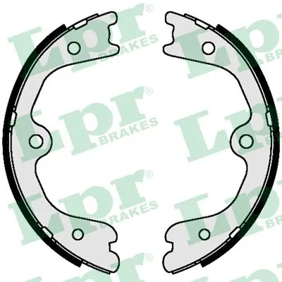 Brake Shoe Set, parking brake 09490