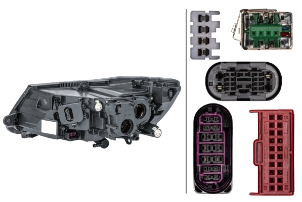 HELLA 1ZS 011 314-341 Headlight