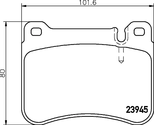 Brake Pad Set, disc brake 8DB 355 006-541