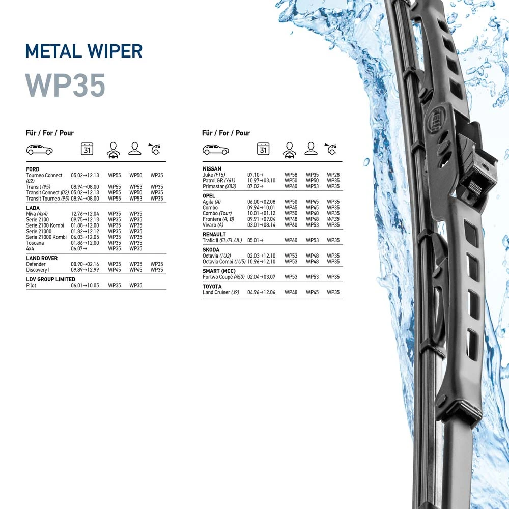 Wiper Blade Metal 9XW 178 878-141