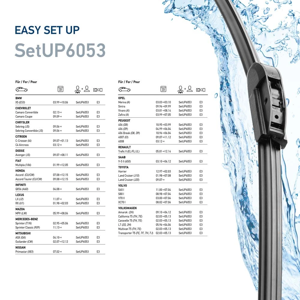 Wiper Blade EasySets 9XW 358 164-301