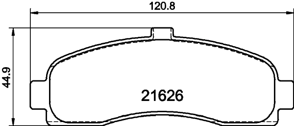 Brake Pad Set, disc brake 8DB 355 016-501