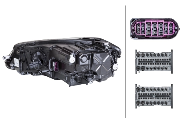 HELLA 1ZX 013 924-221 Headlight