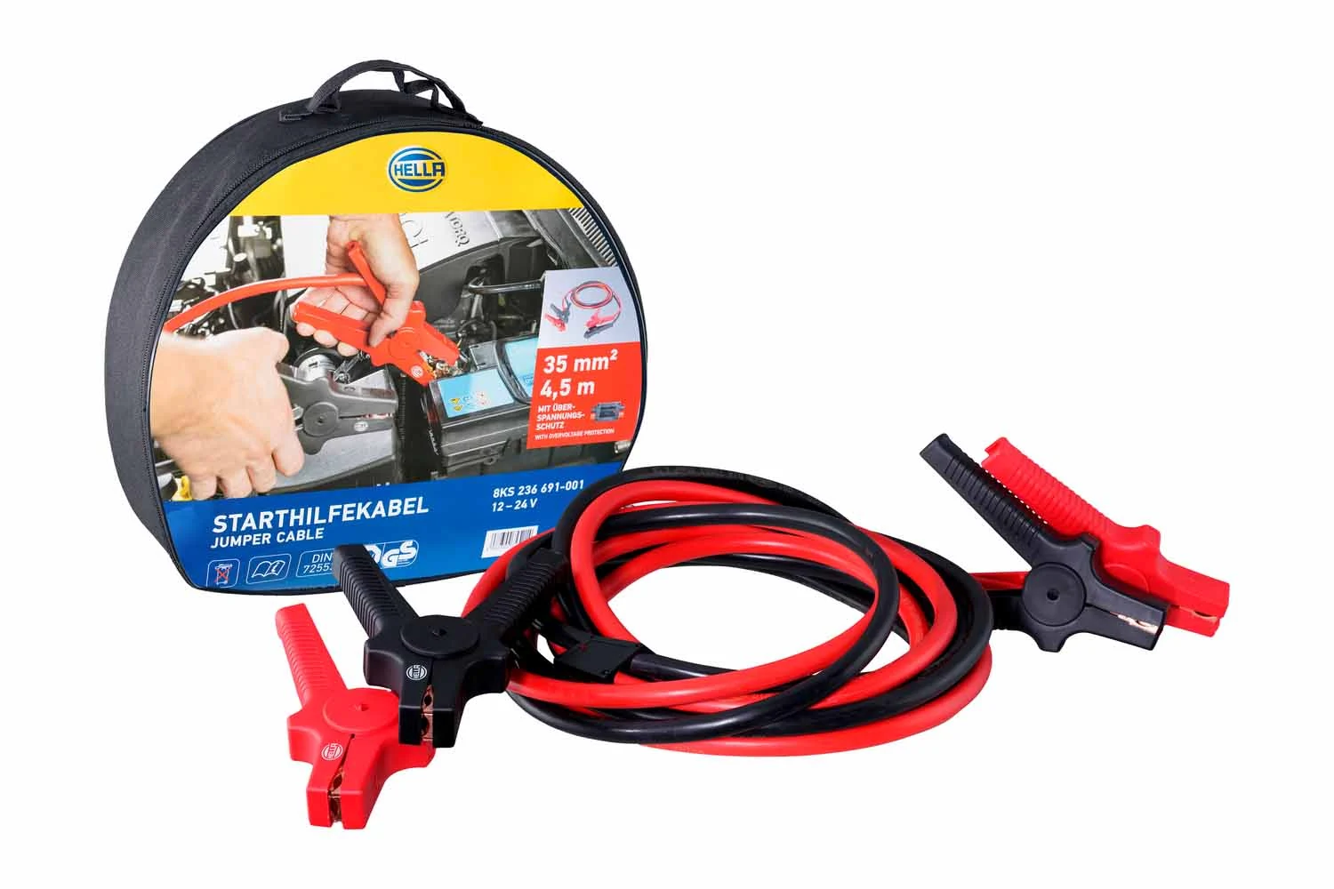 HELLA 8KS 236 691-001 Jumper Cables