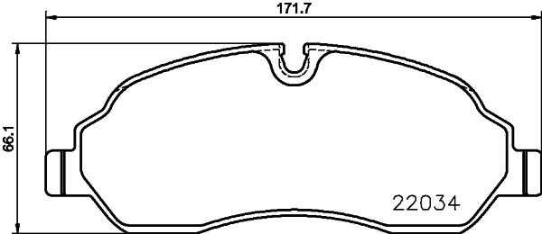 Brake Pad Set, disc brake 8DB 355 021-571