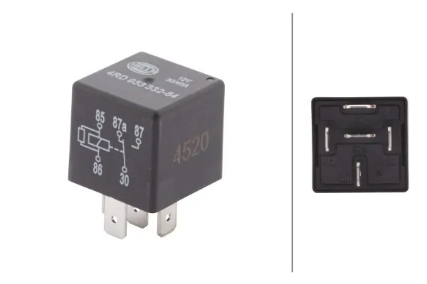 Relay, cold start control 4RD 933 332-641