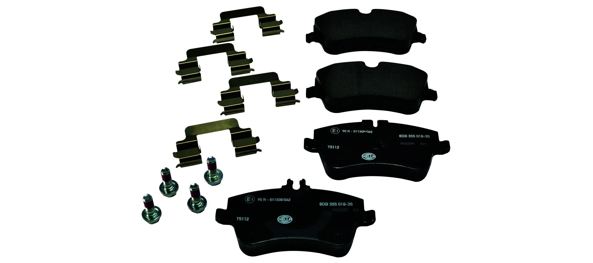 Brake Pad Set, disc brake 8DB 355 018-351