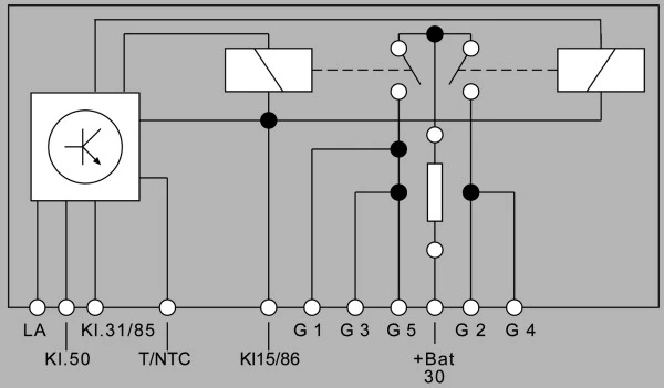 Control Unit, glow time 4RV 008 188-061