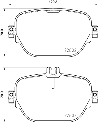 Brake Pad Set, disc brake 8DB 355 031-711