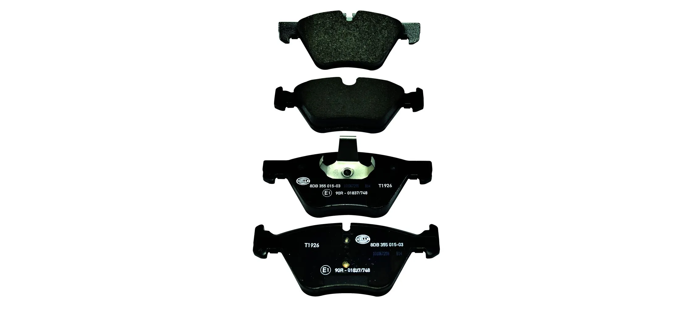 Brake Pad Set, disc brake 8DB 355 015-031