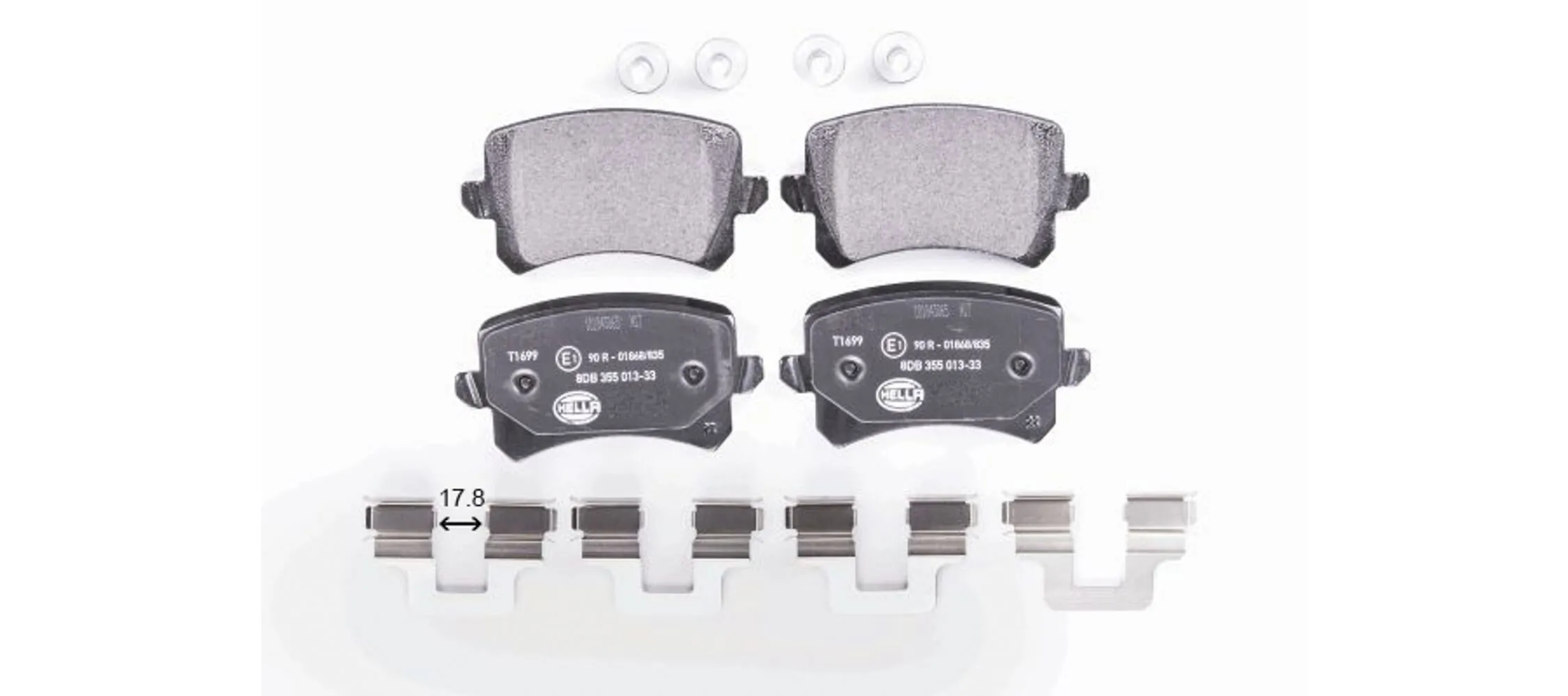 Brake Pad Set, disc brake 8DB 355 025-331