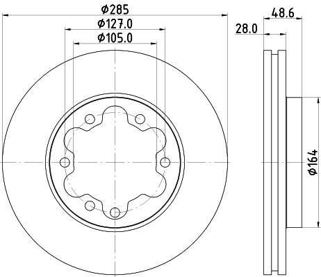 Brake Disc 8DD 355 117-421