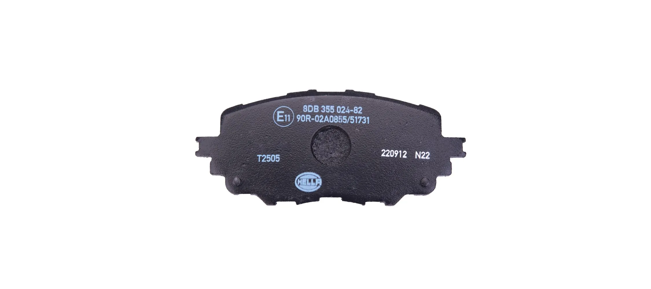 HELLA 8DB 355 024-821 Brake Pad Set, disc brake