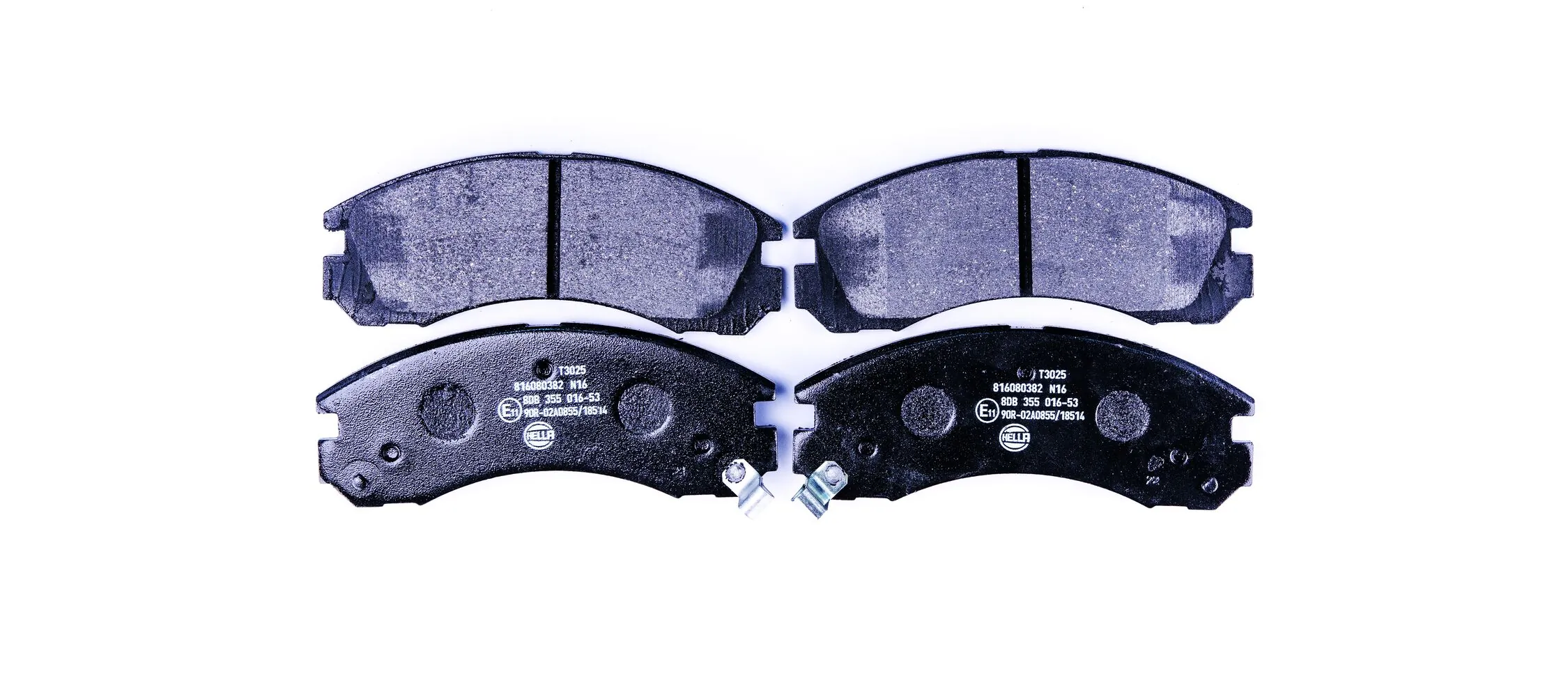 Set bantalan rem, rem cakram 8DB 355 016-531
