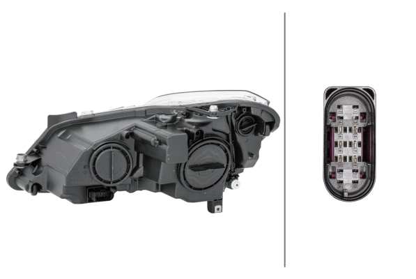HELLA 1EL 009 647-921 Headlight