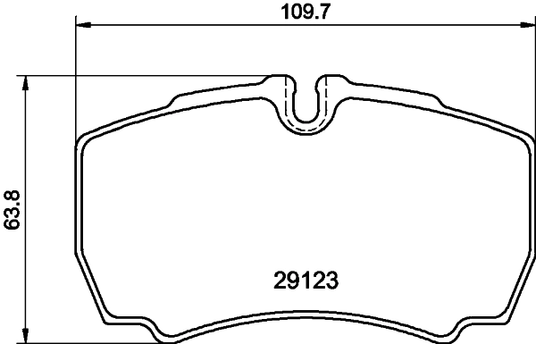 Brake Pad Set, disc brake 8DB 355 005-381