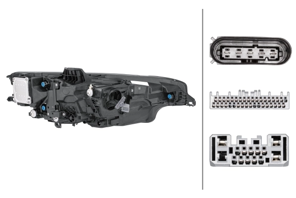HELLA 1EX 013 502-911 Headlight