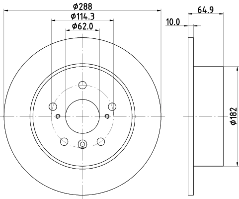 Brake Disc 8DD 355 109-051