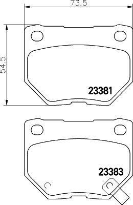Brake Pad Set, disc brake 8DB 355 011-601