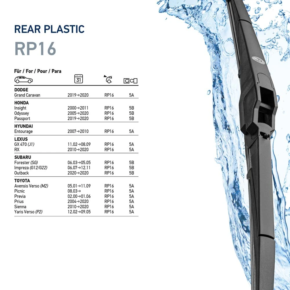 Wiper Blade Rear 9XW 358 112-941