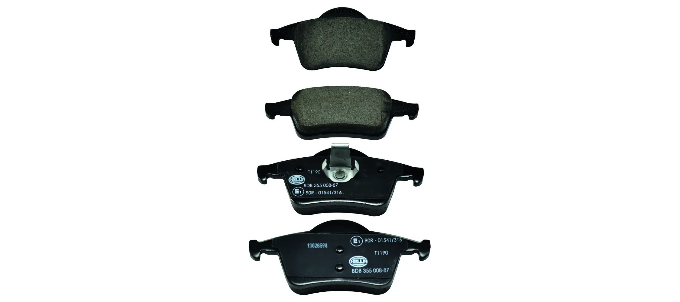 Set bantalan rem, rem cakram 8DB 355 008-871