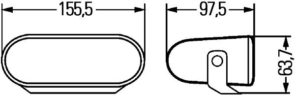 Front Fog Light 1NA 008 284-001