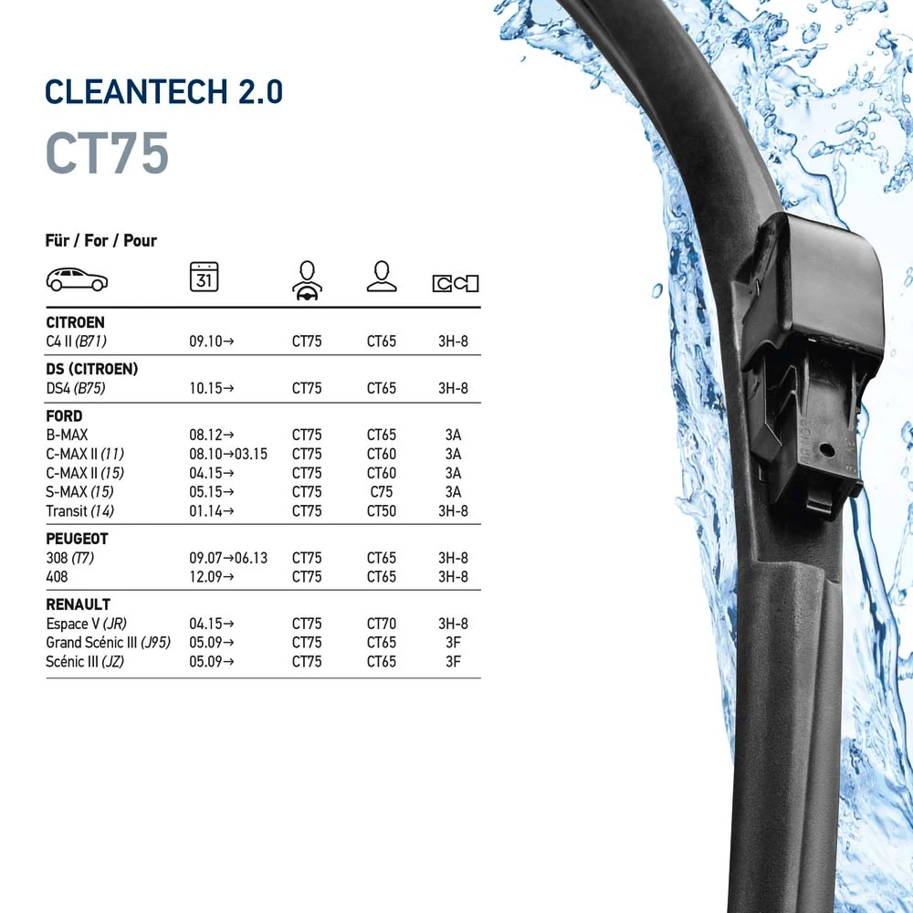 Wiper Blade CLEANTECH 9XW 358 053-301