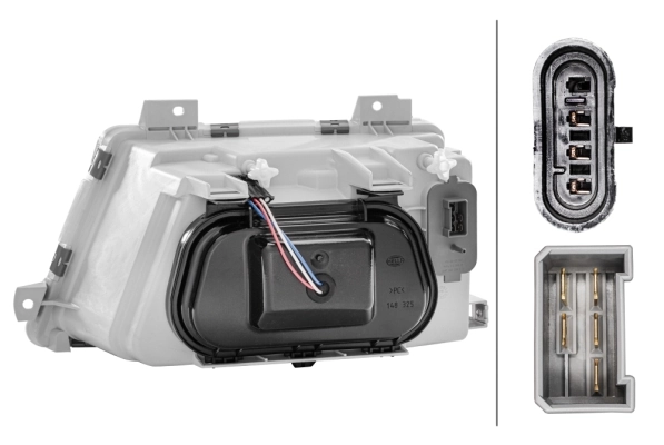 HELLA 1AH 007 774-021 Headlight