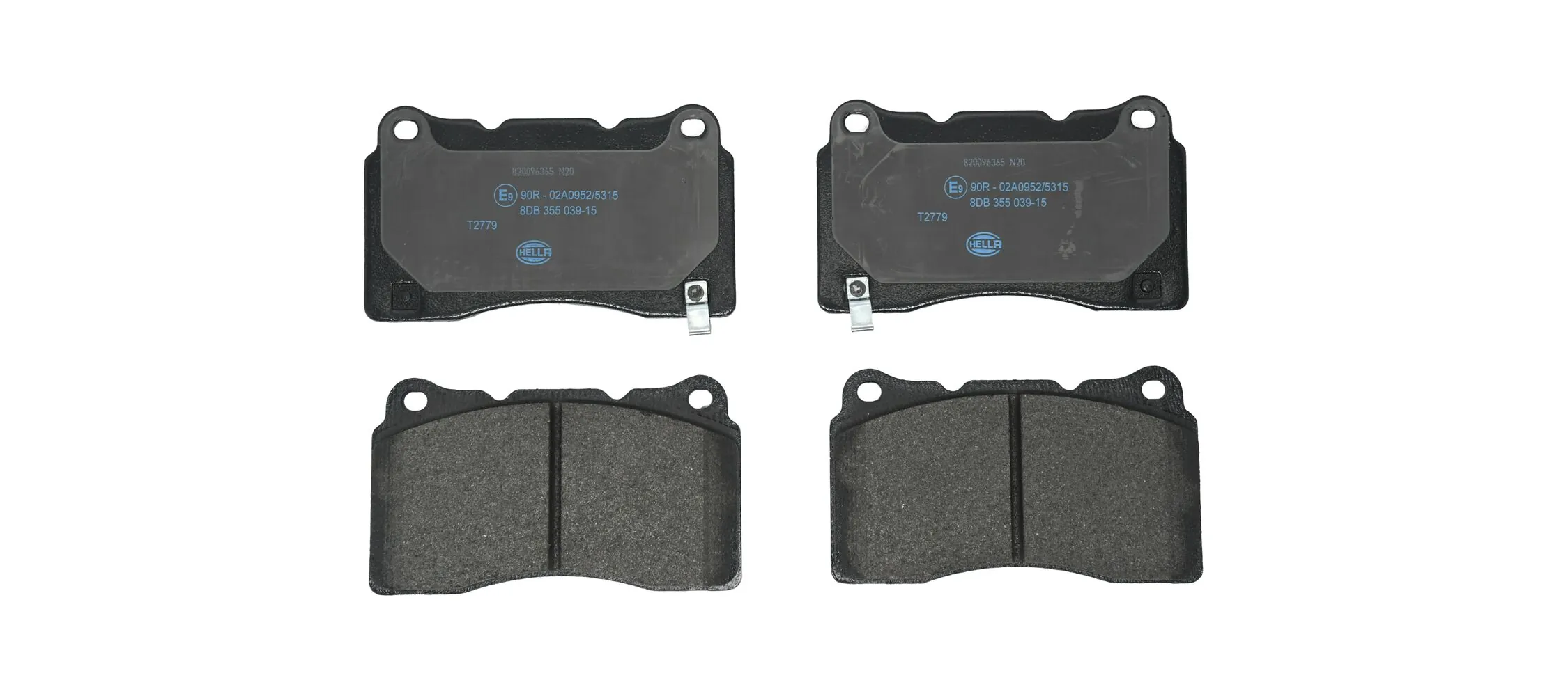 Brake Pad Set, disc brake 8DB 355 039-151