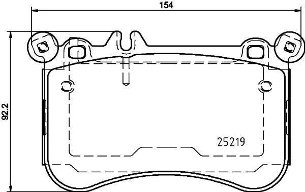 HELLA 8DB 355 019-671 Brake Pad Set, disc brake