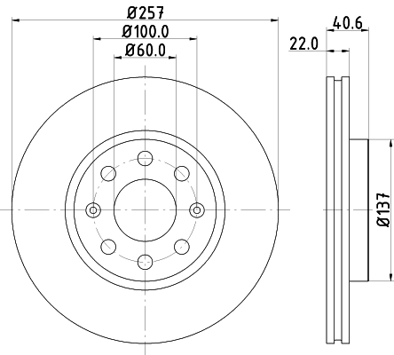 Brake Disc PRO 8DD 355 112-581