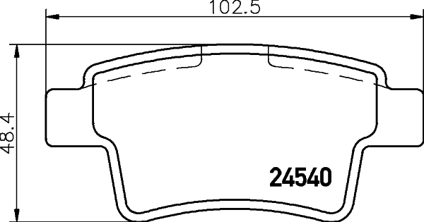 Brake Pad Set, disc brake 8DB 355 013-361