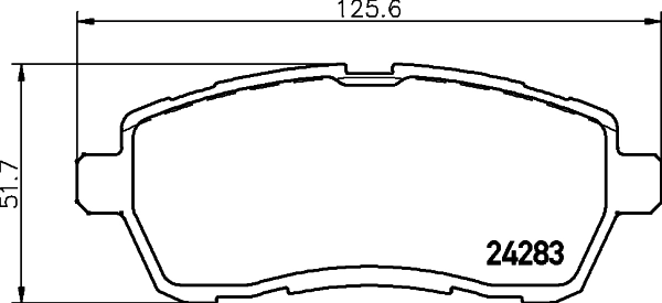 Brake Pad Set, disc brake 8DB 355 013-211