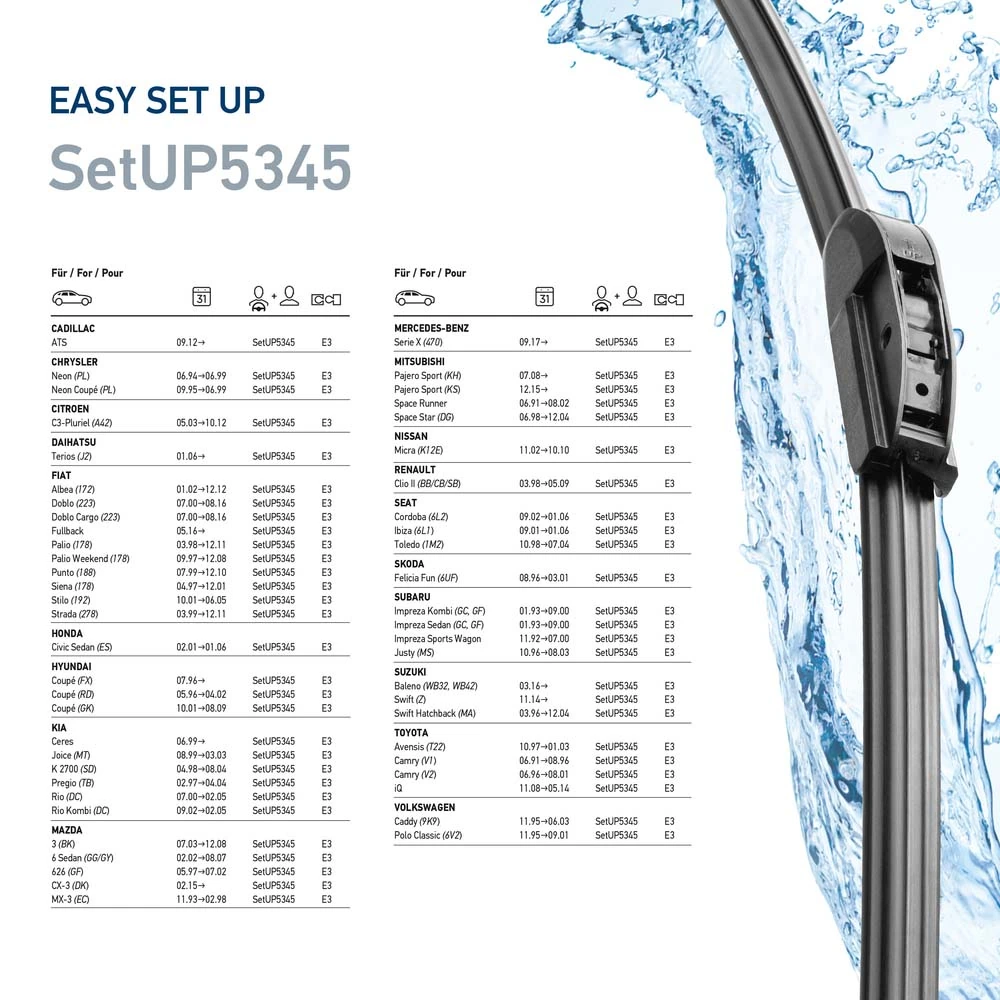 HELLA 9XW 358 164-211 Wiper Blade