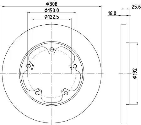 Brake Disc PRO 8DD 355 122-781