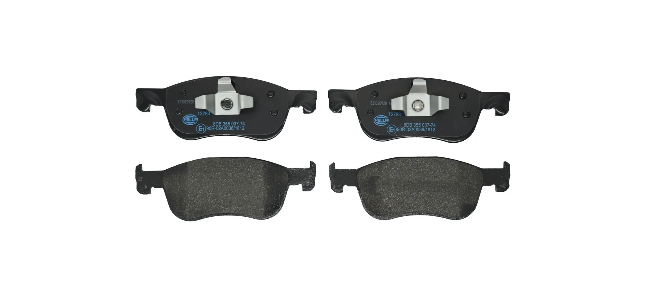 Brake Pad Set, disc brake 8DB 355 037-741