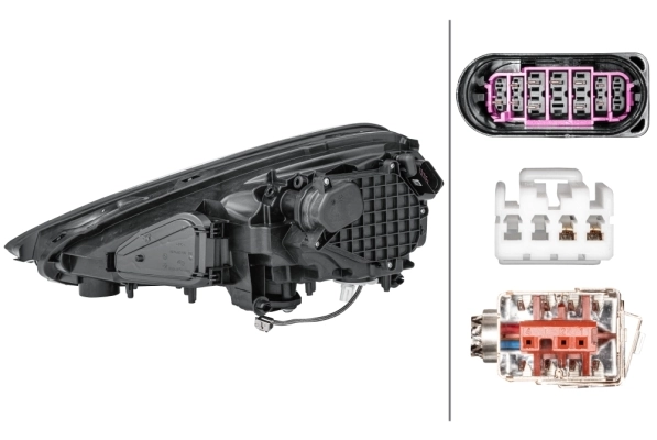 HELLA 1EL 011 745-581 Headlight
