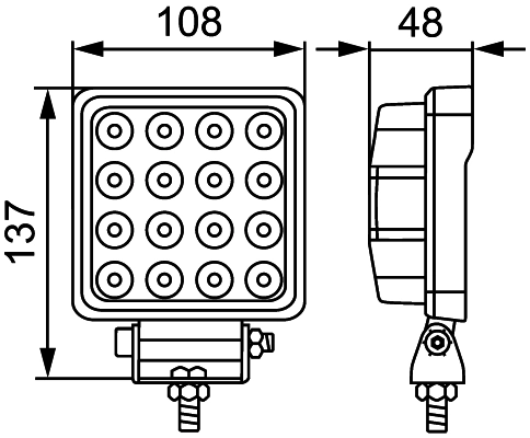 HELLA 1GA 357 106-022 Worklight