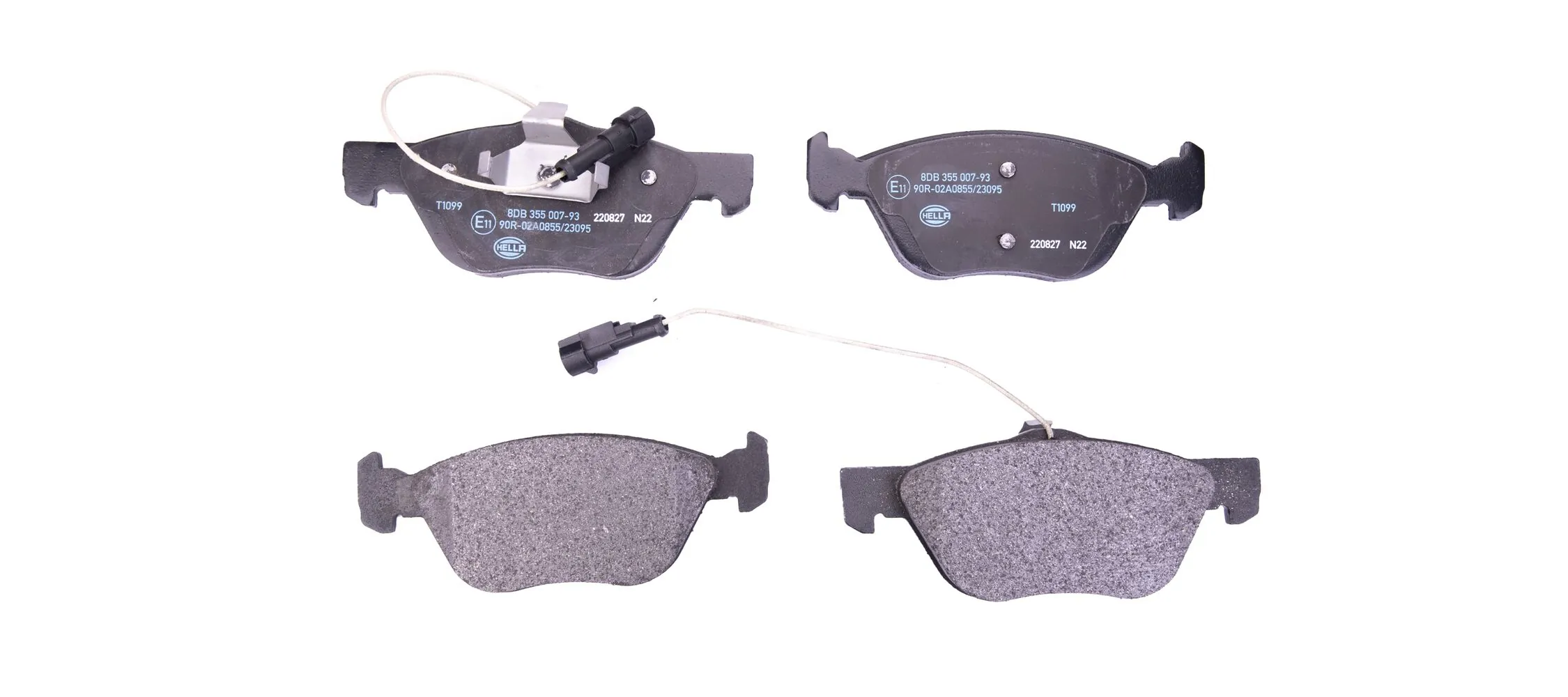 Brake Pad Set, disc brake 8DB 355 007-931