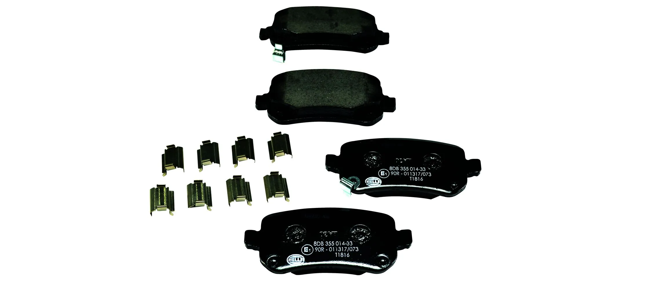 Brake Pad Set, disc brake 8DB 355 014-331