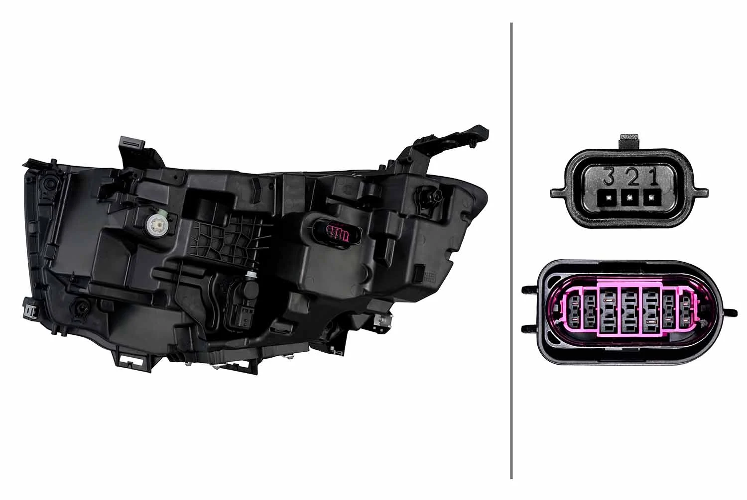 HELLA 1EX 015 152-621 Headlight