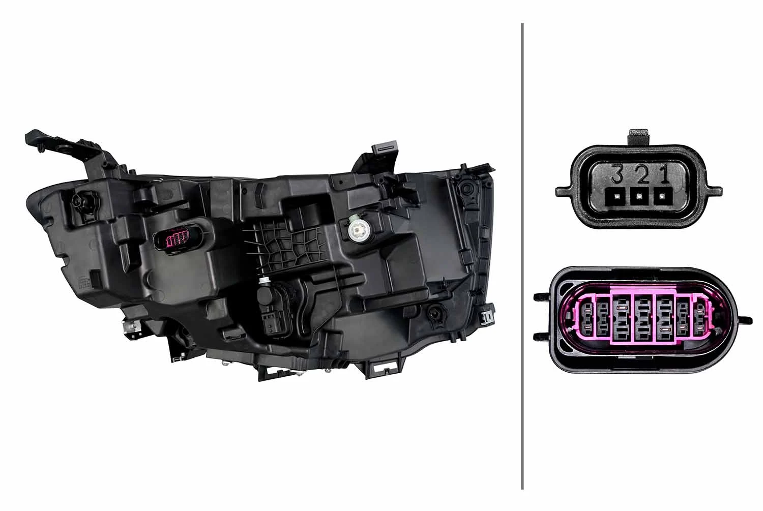 HELLA 1EX 015 152-611 Headlight