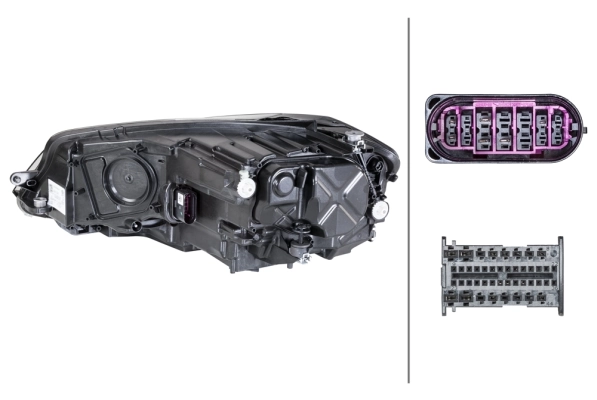 HELLA 1EX 013 924-301 Headlight