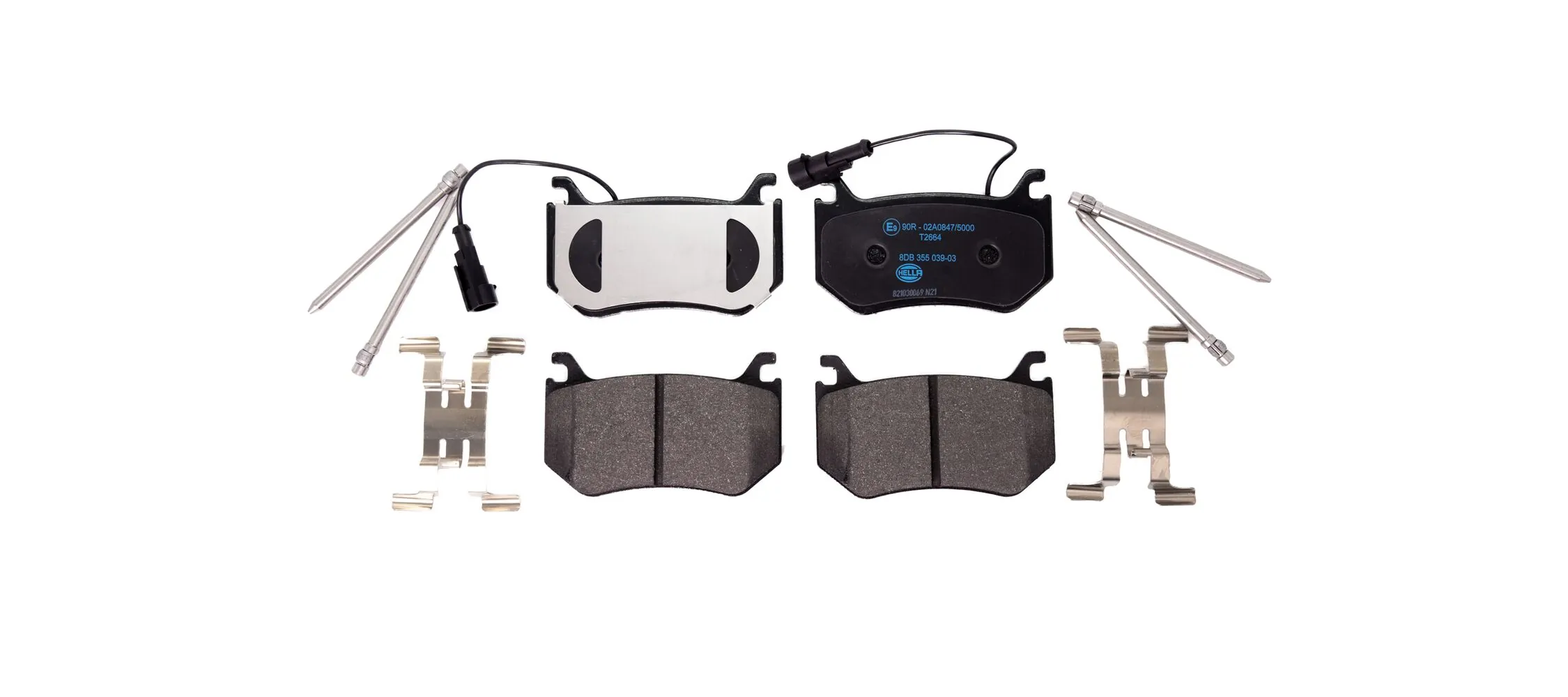 Brake Pad Set, disc brake 8DB 355 039-031