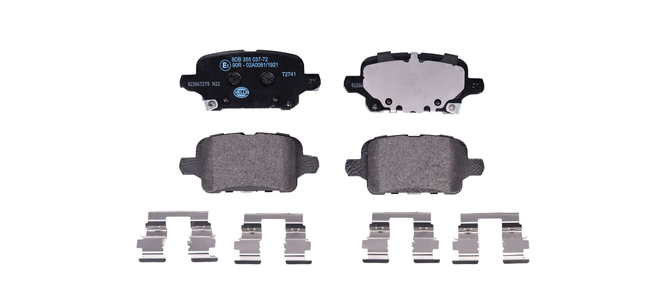 Brake Pad Set, disc brake 8DB 355 037-721