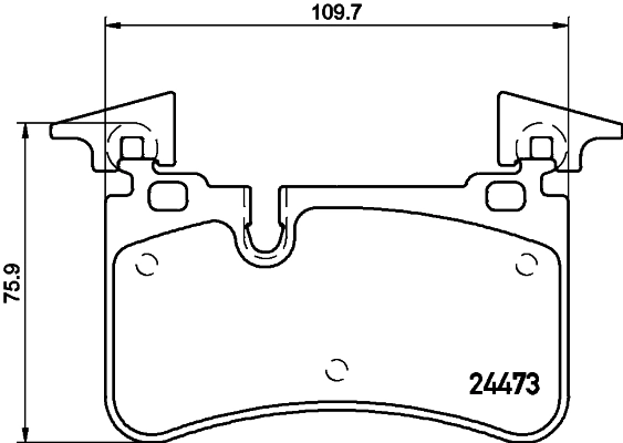 Brake Pad Set, disc brake 8DB 355 014-811