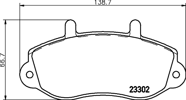 Brake Pad Set, disc brake 8DB 355 019-321