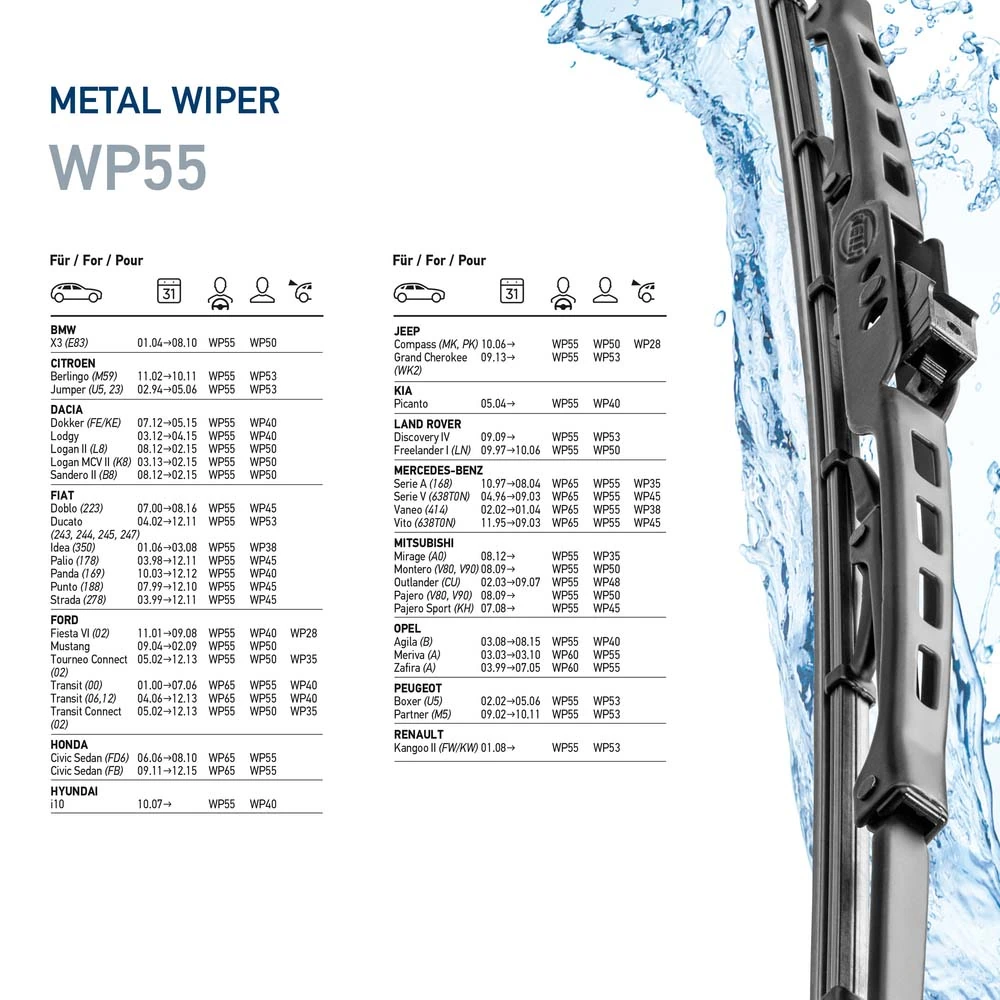 Wiper Blade Metal 9XW 178 878-221